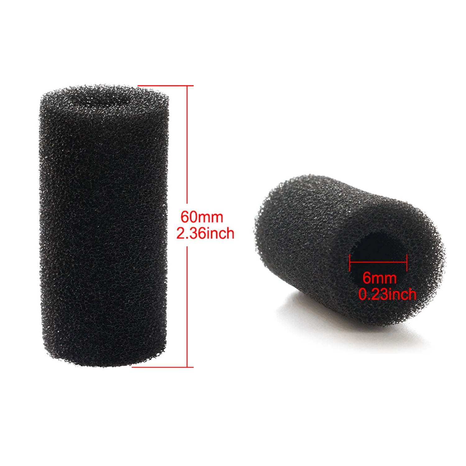 Pefilos Pre-Filter Sponge, 5 pcs Sponge Filter Element Aquarium Pre Filter Foam Rolls Compatible Filter Accessories for Fish Tank, Black Pefilos Pre-Filter Sponge, 5 pcs Sponge Filter Element Aquarium Pre Filter Foam Rolls Compatible Filter Accessories for Fish Tank, Black