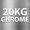20KG Chrome, variant on Synergee 7kg Black Olympic Hex Barbell Trap Bar with Standard Height Handles for Squats, Deadlifts, Shrugs and Power Pulls. 49” Long Bar with 10” Sleeve.