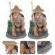 thumbnail image 2 of 2 piezas decorativas de modelo de pescador para pecera, adornos para mesa de arena, 2 of 7