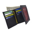 thumbnail image 3 of Genuine Leather Multi Credit Card Holder ID Trifold Wallet 553, 3 of 14