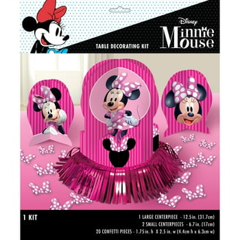 Minnie Mouse Birthday Party Table Decorating Kit, 23pcs