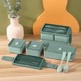 thumbnail image 3 of EGNMCR Kitchen Gadgets, Kitchen Accessories Bento Box Lunch Containers For Work Leak-Proof With 3 Compartments Paste Container Men Woman Microwave Dishwasher-Safe lunch boxes, 3 of 7