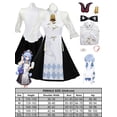 thumbnail image 3 of Juego Genshin Impact Ganyu Cosplay disfraz accesorios para mujeres adultas niñas juego de rol fantasía Xicha Linkage vestido peluca falda, 3 of 5