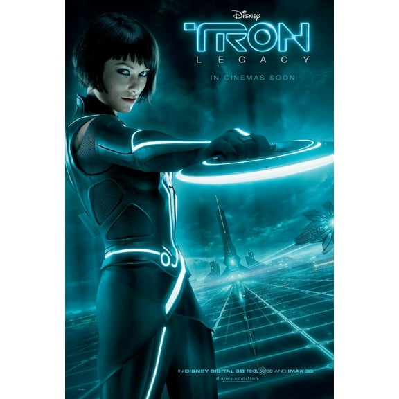 Tron Legacy Movie Poster Giclee Print Reprint 27Inx40In for any room 27x40 Square Adults Best Posters
