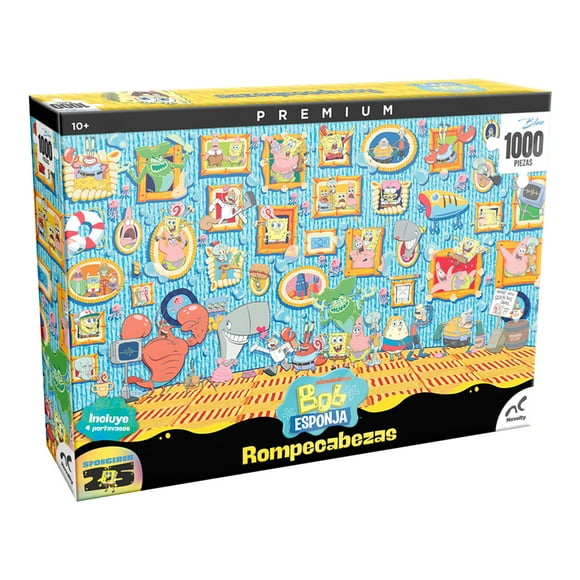 Rompecabezas Nickelodeon Premium Bob Esponja 1000 piezas