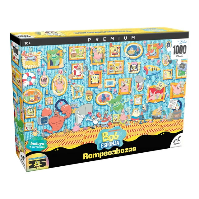 Rompecabezas Nickelodeon Premium Bob Esponja 1000 piezas