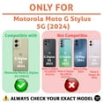 TalkingCase Personalize Slim Fit Phone Case Cover Made for Motorola Moto G Stylus 5G 2024(Not
