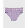 thumbnail image 4 of Hipster Cotton Panty With Lace Trim in Purple Haze, 4 of 5