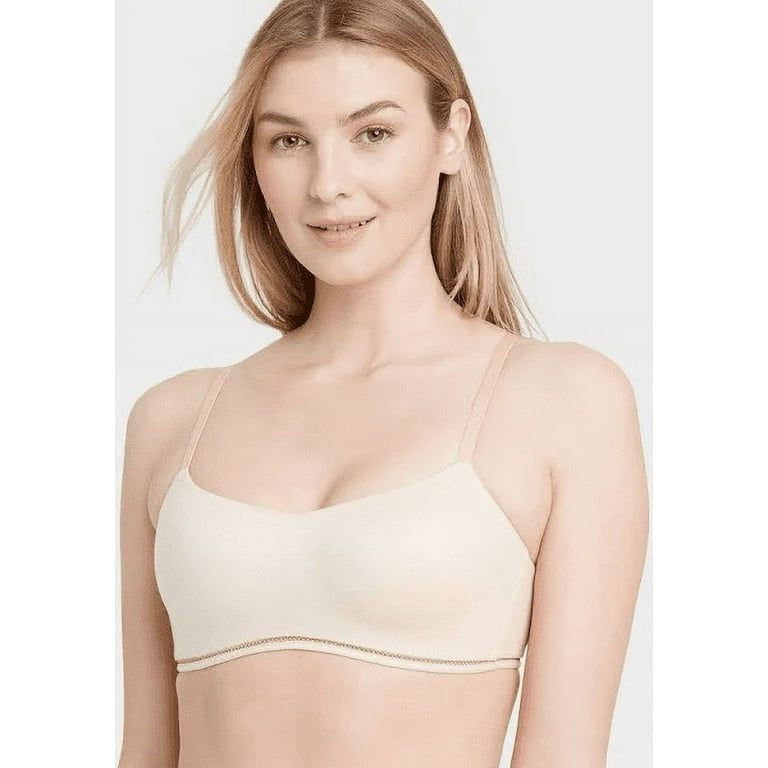 Auden Women's Plus Size Lightly Lined Wire-Free Bra Assorted Colors-Sizes