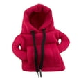thumbnail image 1 of Auto Gear Shifter Knob Cover Hoodie Interior Accessories Shifter Lever Decor Red, 1 of 5