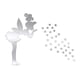thumbnail image 1 of Moyic 52 piezas espejo pared pegatina DIY decoración superficie lisa efecto reflectante chica soplando estrellas paredes calcomanía cocina hogar Decoración del hogar Moyic HA011926-00, 1 of 6