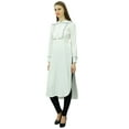 thumbnail image 3 of Phagun Designer Indian Rayon Punjabi Kurta For Womens Ethnic Straight Casual Tunic Kurti, 3 of 9