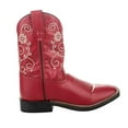 thumbnail image 2 of TuffRider Children's Fire Red Floral Western Boot, 2 of 7