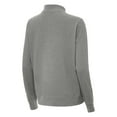 thumbnail image 3 of Women's-Antigua  Heather Charcoal New York City FC Fleece Crush Quarter-Zip Pullover, 3 of 3