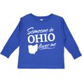 thumbnail image 3 of Inktastic Someone in Ohio Loves Me Boys or Girls Long Sleeve Toddler T-Shirt, 3 of 5