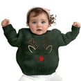 thumbnail image 1 of Hand Embroidered Pure Knit Sweater for Boys with Delicate Floral Design Soft Comfortable Kids Winter Top, 1 of 4