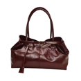 thumbnail image 3 of Bolso de hombro, estilo coreano, de piel sintética, para llevar debajo del brazo, ideal para el trabajo de niñas y mujeres. Rojo, 3 of 8