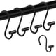 thumbnail image 2 of Gracelife Ganchos Para Cortinas De Ducha, Juego De 12 Anillos De Cortina De Ducha De Metal Resistentes A La Oxidación Para Baño, Ganchos Decorativos Con Barra En T, Perchas Para Barra De Ducha (Negro), 2 of 5