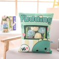 thumbnail image 5 of Girls Gifts Creative Gifts Nap Candy Bag Stuffed Toy Dinosaur Sakura Bunny Corgi A Plushie Bag Pudding Toys Plush Pillow Bag of Plush Toy Throw Pillow CORGI, 5 of 8