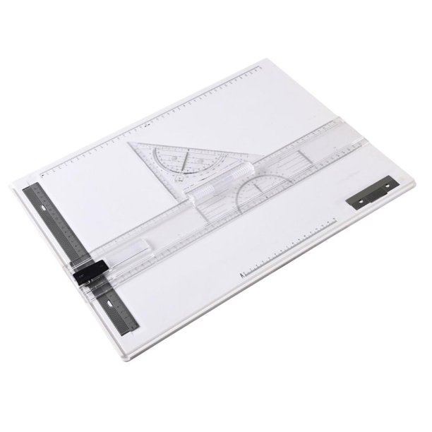 Tablero de dibujo de mesa A3 Juego de herramientas ajustables Sistema de medición Ingenieros de mesa de dibujo