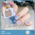 thumbnail image 1 of Juego de esmaltes de uñas a base de agua, dos botellas, exfoliante brillante sin hornear, puede rasgar el Gel de uñas Gemini, herramientas de manicura de esmalte de uñas bonitas para mujeres y niñas Gao Jinjia LED, 1 of 2