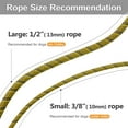 thumbnail image 5 of Fida Durable Slip Lead Dog Leash, 6 FT x 3/8" Heavy Duty Dog Loop Leash, Comfortable Strong Rope Slip Leash for Small Dogs and Puppies, No Pull Pet Training Leash with Highly Reflective (3/8", Yellow), 5 of 7