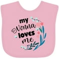 thumbnail image 3 of Inktastic My Nonna Loves Me for Girls Granddaughter Girls Baby Bib, 3 of 4
