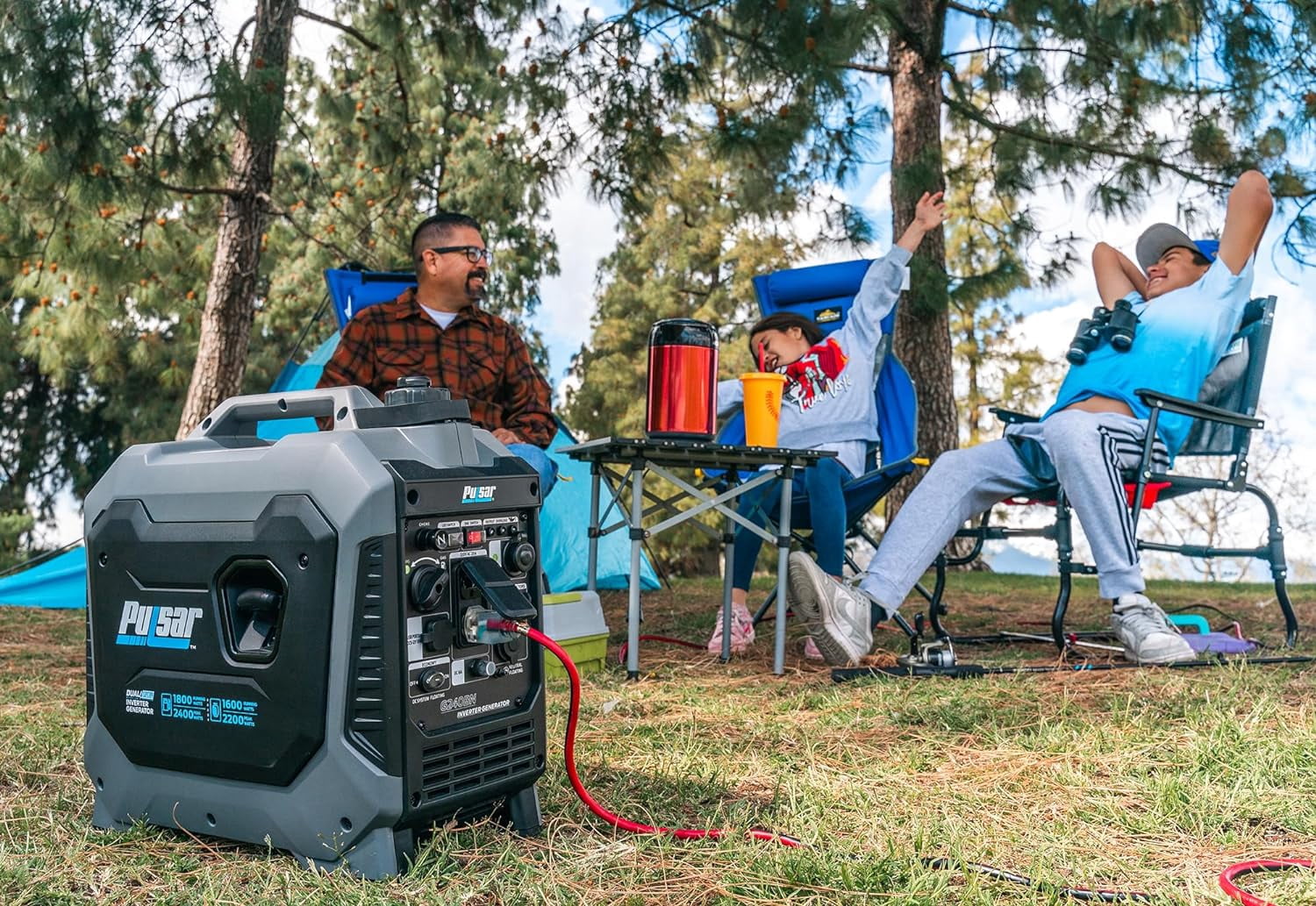 Pulsar Products G240BN, 2400W Portable super-quiet Dual Fuel & Parallel Capability, RV-Ready