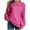 Hot Pink, variant on FAIWAD Sweaters for Women Oversized Puff Long Sleeve Knit Pullover Casual Loose Fall Winter Clothes