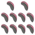 thumbnail image 1 of 10pcs Golf Cubiertas de cabeza de hierro Proteja la manga anti -scratch protege de la cabeza resistente al desgaste de la altura de la, 1 of 8