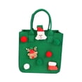thumbnail image 2 of 2Pcs Felt Christmas Santa Bag Gift Bag Gifts Bags Christmas Sack Treat Bags Xmas Party Favor Supplies for Event Party Decor perfecl Bolsa de dulces, 2 of 8