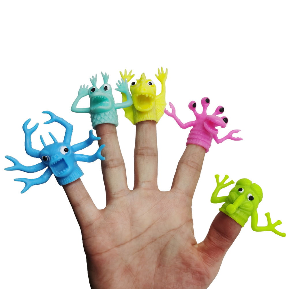 Ipearl Panda Finger Hand Puppet Novelty Toys Finger Doll Props Animal Finger Puppet 