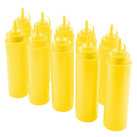

Plastic Condiment Dispenser Plastic Squeeze Condiment Bottles 10pcs / Set For Sauce
