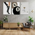 thumbnail image 3 of Coquette Aesthetic Wall Art Set of 3, Preppy Wall Art - Enhance Your Space with Vintage Leopard print, Ace of Spades, red lips Posters - Stylish Room Décor for Teen Girls 12x16in Framed, 3 of 6