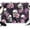 White Black Pink, variant on Halloween Skull Backdrop for Photography, Fabric Photo Background Backdrop, Vintage Pink Rose Purple Flower Photo Booth Background for Portrait Photoshoot Video Wedding Studio Decoration Banner 7x5ft