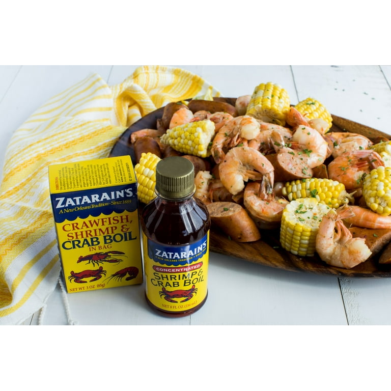 Zatarain s Crab Boil Boil in Bag 3 oz Mixed Spices Seasonings