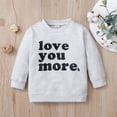 thumbnail image 2 of Toddler Sweatshirt Boy 3T Child Kids Toddler Baby Boys Girls Letter Long Sleeve Sweatshirt Outfit Tops Kids Fall Winter Clothes 18-24 Months, 2 of 5