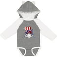 thumbnail image 3 of Inktastic 4th of July Patriot Shark Boys or Girls Long Sleeve Baby Bodysuit, 3 of 5