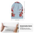 thumbnail image 2 of Yiaed merry Christmas rabbit Print Winter Beanie for Men Women, Fleece Lined Beanie Soft Warm Knit Hat Ski Stocking Cuffed Ca, 2 of 6