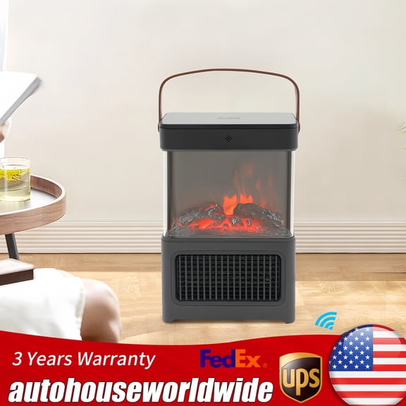 3D Simulation Fireplace Heater Portable Electric Fireplace 110V 1500W Fireplace