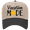 Khaki/Black, variant on Women's Embroidered Otto Cap 5 Panel Mid Profile Baseball Cap - Sunshine, Vacation Made Design, Khaki/Black