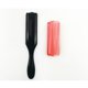 thumbnail image 3 of Peine de peluquería para hombres Peine de peinado de nueve filas Peine de masaje para cabello rizado Peine de costillas Herramientas de masaje para cabello cilíndrico, 3 of 4