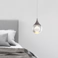 thumbnail image 5 of JoollySun Crystal Mini Pendant Light: Modern LED Light Fixtures Ceiling Hanging for Kitchen Island Bathroom, 5 of 8