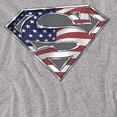 thumbnail image 2 of Superman All American Shield Women's T Shirt, Athletic Heather, Large, 2 of 6