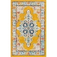 thumbnail image 2 of Unique Loom Parker Collection Area Rug - Merakli (3' 3" x 5' 3" Rectangle Yellow/Brown), 2 of 6