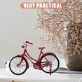 thumbnail image 4 of Decorative Bike Model Retro Bike Model Cognitive Development Adults 18x6x11cm Red 1Pcs, 4 of 5
