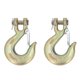 thumbnail image 1 of 2PCS 3/8in Clevis Slip Hook G70 Forged Alloy Steel Grab Hook for Lifting Hoisting Equipment, 1 of 5