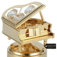 thumbnail image 3 of Matashi Music Box Valentine’s Day Gift for Wife, 24K Gold Plated Swan Lake Piano with Crystals, Decorative Tabletop Showpiece for Her, Girlfriend, Home Decor, 3 of 7