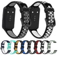 thumbnail image 6 of Tuekys Two-color Watch Strap Soft Breathable Contrast Color Replacement Watchband Compatible ForBand 7, 6 of 9