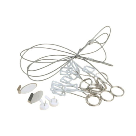 Lipstore DIY Picture Photo Frame Display Wire Rope with 12 Clips Accessories for Kids Art